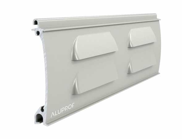 PEW 77 - profil de completare pentru poartă, din aluminiu cu orificii de ventilare